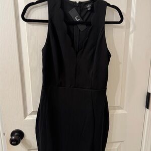 Lulu's Classic Black Mini Dress